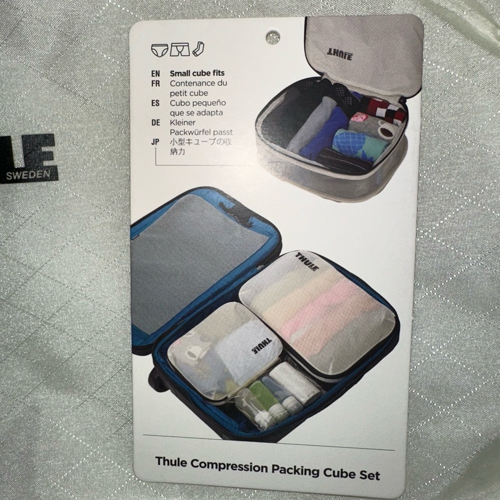 Thule Olive Green compression packing cube Set (2… - image 3